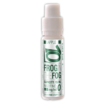 15ml FROG IN THE FOG / GREEN APPLE 12mg eLiquid (With Nicotine, Medium) - eLiquid by Pink Fury