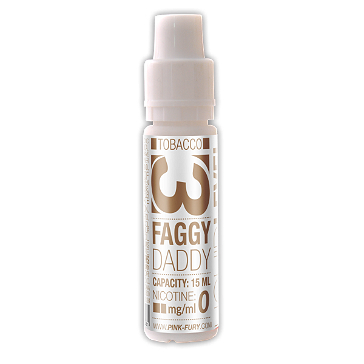 15ml FAGGY DADDY / WESTERN TOBACCO 6mg eLiquid (With Nicotine, Low) - eLiquid by Pink Fury