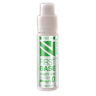 15ml FIRST BASE / SWEET MINT 0mg eLiquid (Without Nicotine) - eLiquid by Pink Fury