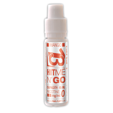 15ml HIT ME N GO / MANGO 6mg eLiquid (With Nicotine, Low) - eLiquid by Pink Fury