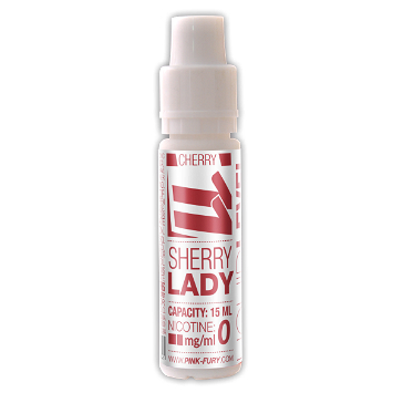 15ml SHERRY LADY / BLACK CHERRY 0mg eLiquid (Without Nicotine) - eLiquid by Pink Fury