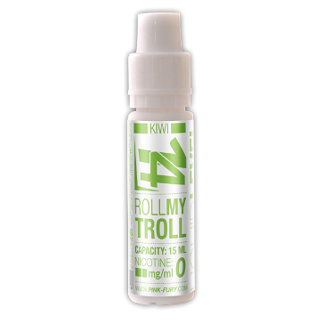 15ml ROLL MY TROLL / KIWI MAX 18mg eLiquid (With Nicotine, Strong) - eLiquid by Pink Fury