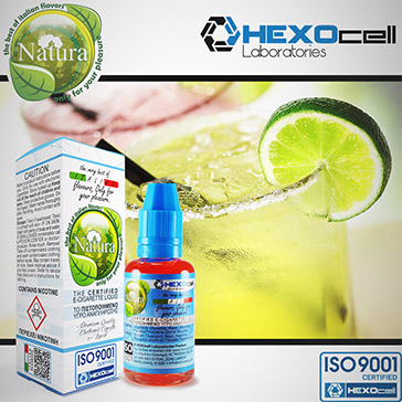 30ml LEMON 0mg eLiquid (Without Nicotine) - Natura eLiquid by HEXOcell