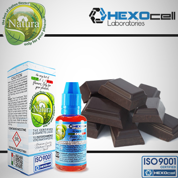 30ml CHOCOLATE 9mg eLiquid (With Nicotine, Medium) - Natura eLiquid by HEXOcell