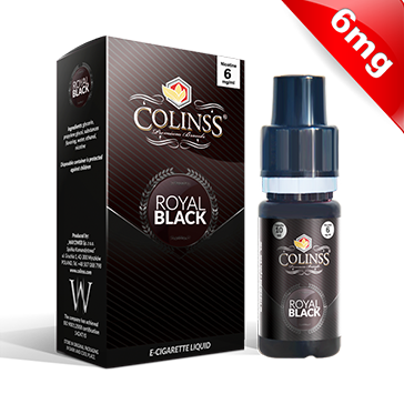 10ml ROYAL BLACK 6mg eLiquid (555 Tobacco) - eLiquid by Colins's