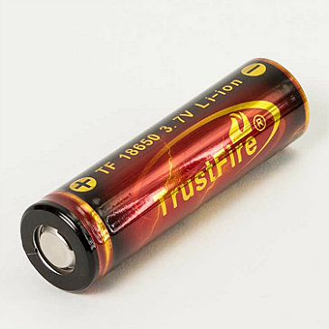 BATTERY - TRUSTFIRE 18650 3000mAh ( Flat Top )