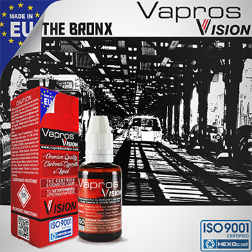 30ml THE BRONX 18mg eLiquid (With Nicotine, Strong) - eLiquid by Vapros/Vision