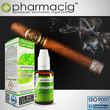 30ml CIGAR TOBACCO 9mg eLiquid (With Nicotine, Medium) - eLiquid by Pharmacig