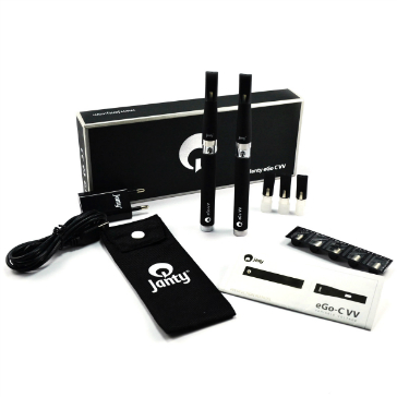 KIT - Janty eGo C VV 900mAh (Double Kit - Variable Voltage - Black) 