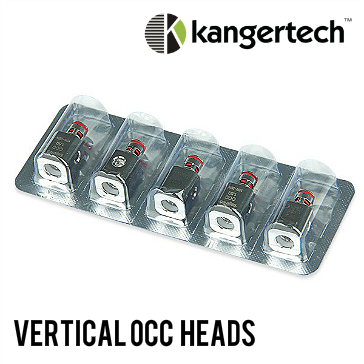 ATOMIZER - 5x KANGER Vertical OCC Atomizer Heads V2 (0.5Ω)