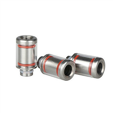 VAPING ACCESSORIES - 510 Pyrex Drip Tip ( Stainless Steel )