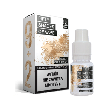 10ml CAPPUCCINO 0mg eLiquid (Without Nicotine) - eLiquid by Fifty Shades of Vape