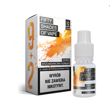 10ml PEACH TEA 12mg eLiquid (With Nicotine, Medium) - eLiquid by Fifty Shades of Vape