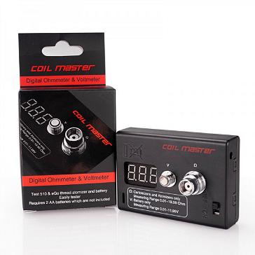 VAPING ACCESSORIES - Coil Master Digital Ohmmeter & Voltmeter