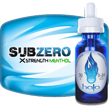 30ml SUBZERO 3mg eLiquid (With Nicotine, Very Low) - eLiquid by Halo