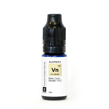 10ml VANILLA 18mg eLiquid (With Nicotine, Strong) - by Element E-Liquid