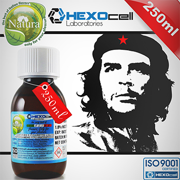 250ml CUBAN SUPREME 9mg eLiquid (With Nicotine, Medium) - Natura eLiquid by HEXOcell