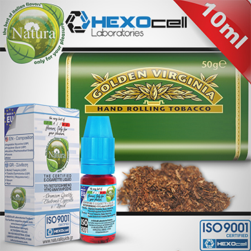 10ml VIRGINIA 18mg eLiquid (With Nicotine, Strong) - Natura eLiquid by HEXOcell