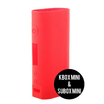 VAPING ACCESSORIES - Kanger Kbox Mini & Subox Mini Protective Silicone Sleeve ( Red )