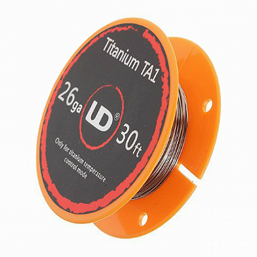 VAPING ACCESSORIES - UD Titanium 26 Gauge Wire ( 30ft / 9.15m )