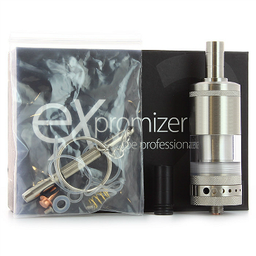 ATOMIZER - eXvape eXpromizer V2.1 RBA/RTA ( Brushed Steel )