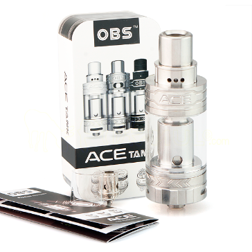 ATOMIZER - OBS Ace Ceramic Coil Sub Ohm Tank Atomizer ( Stainless )