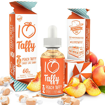 60ml I LOVE TAFFY 3mg 70% VG eLiquid (With Nicotine, Very Low) - eLiquid by Mad Hatter