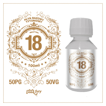 D.I.Y. - 100ml PINK FURY Tobacco Base (50% PG, 50% VG, 18mg/ml Nicotine)