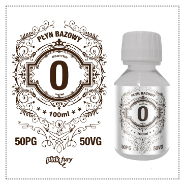 D.I.Y. - 100ml PINK FURY Neutral Base (50% PG, 50% VG, 0mg/ml Nicotine)