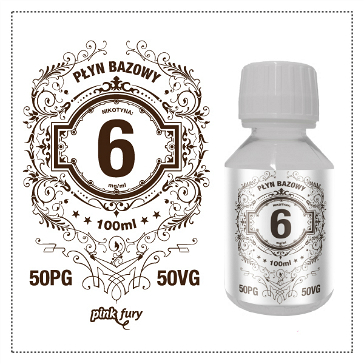 D.I.Y. - 100ml PINK FURY Neutral Base (50% PG, 50% VG, 6mg/ml Nicotine)