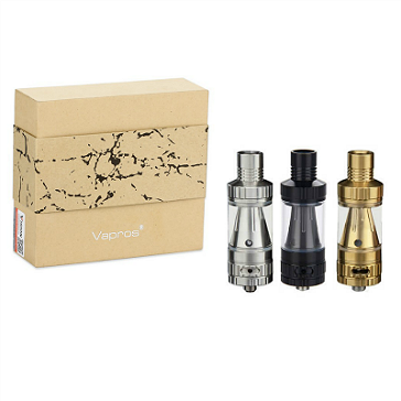 ATOMIZER - VISION / VAPROS KinTa Ceramic Coil Atomizer with RBA Kit ( Black )