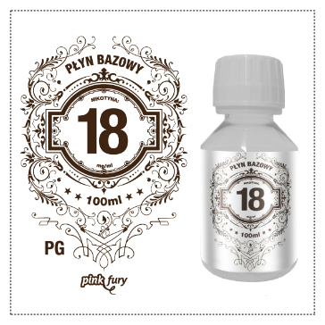 D.I.Y. - 100ml PINK FURY Neutral Base (100% PG, 18mg/ml Nicotine)