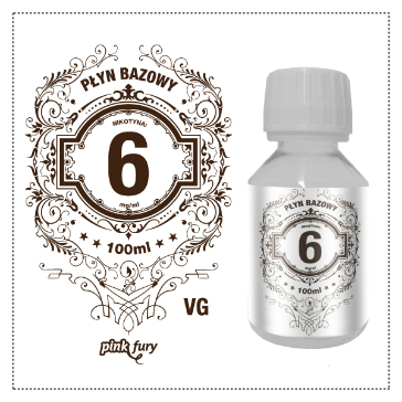 D.I.Y. - 100ml PINK FURY Neutral Base (100% VG, 6mg/ml Nicotine)