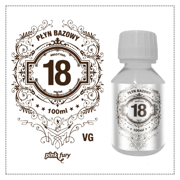 D.I.Y. - 100ml PINK FURY Neutral Base (100% VG, 18mg/ml Nicotine)