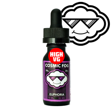 15ml EUPHORIA 6mg High VG eLiquid (With Nicotine, Low) - eLiquid by Cosmic Fog