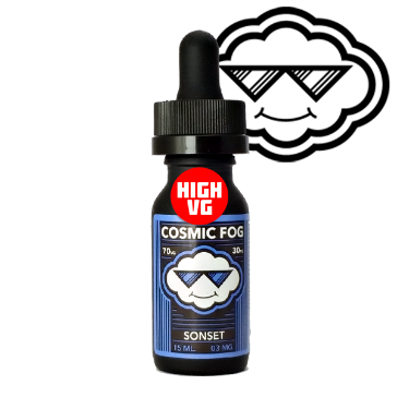 15ml SONSET 12mg High VG eLiquid (With Nicotine, Medium) - eLiquid by Cosmic Fog