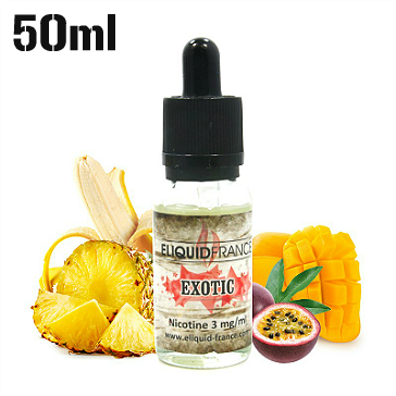50ml EXOTIC 3mg eLiquid (With Nicotine, Very Low) - eLiquid by Eliquid France