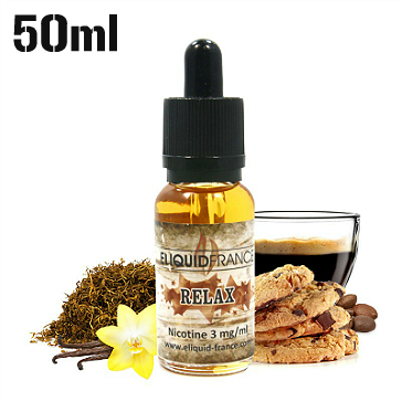 50ml RELAX 6mg eLiquid (With Nicotine, Low) - eLiquid by Eliquid France