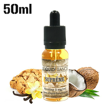 50ml SUPREME 3mg eLiquid (With Nicotine, Very Low) - eLiquid by Eliquid France