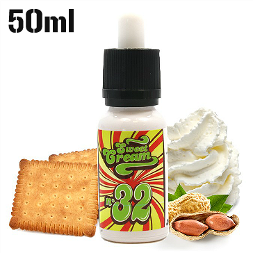 50ml SWEET CREAM #32 12mg eLiquid (With Nicotine, Medium) - eLiquid by Eliquid France