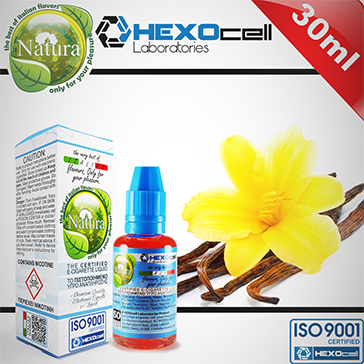 30ml VANILLA BOURBON 6mg eLiquid (With Nicotine, Low) - Natura eLiquid by HEXOcell