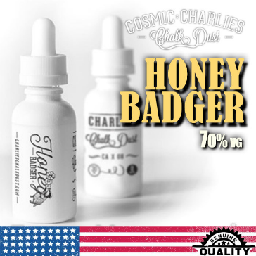30ml HONEY BADGER 6mg 70% VG eLiquid (With Nicotine, Low) - eLiquid by Charlie's Chalk Dust