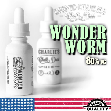 30ml WONDER WORM 3mg 80% VG eLiquid (With Nicotine, Very Low) - eLiquid by Charlie's Chalk Dust