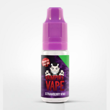 10ml STRAWBERRY KIWI 0mg eLiquid (Without Nicotine) - eLiquid by Vampire Vape UK