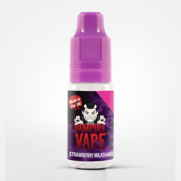 10ml STRAWBERRY MILKSHAKE 3mg eLiquid (With Nicotine, Very Low) - eLiquid by Vampire Vape UK