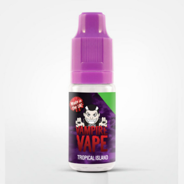 10ml TROPICAL ISLAND 3mg eLiquid (With Nicotine, Very Low) - eLiquid by Vampire Vape UK