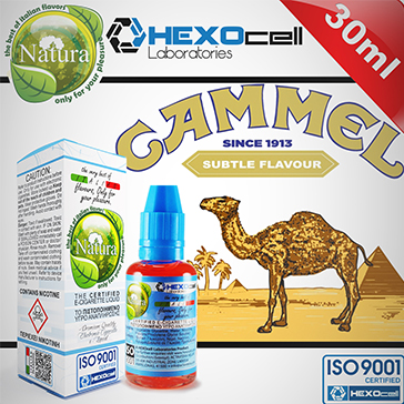 30ml CAMMEL 6mg eLiquid (With Nicotine, Low) - Natura eLiquid by HEXOcell