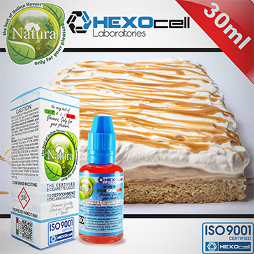 30ml VANILLINO CARAMELINO 6mg eLiquid (With Nicotine, Low) - Natura eLiquid by HEXOcell