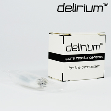 ATOMIZER - 5x delirium WHITE S1 Changeable Atomizer Heads ( Compatible with Τ2 )