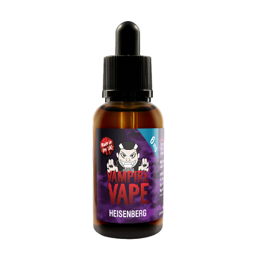 30ml HEISENBERG 3mg High VG eLiquid (With Nicotine, Very Low) - eLiquid by Vampire Vape UK